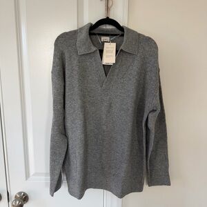 a new day Gray Women's V-Neck Sweater